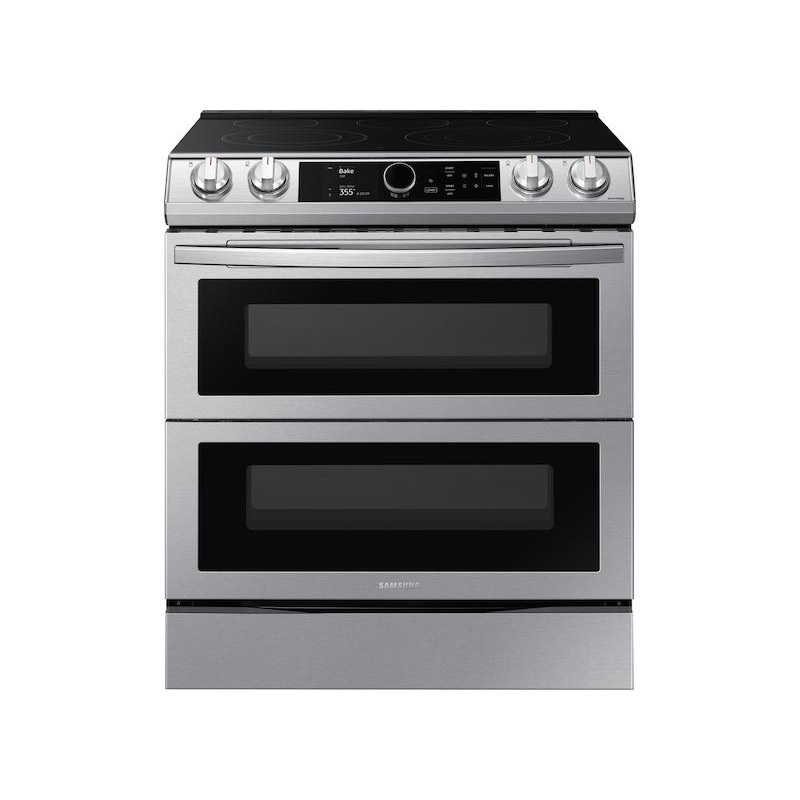 Samsung 6.3 cu ft. Smart Slide-in Electric Range with Smart Dial, Air Fry,