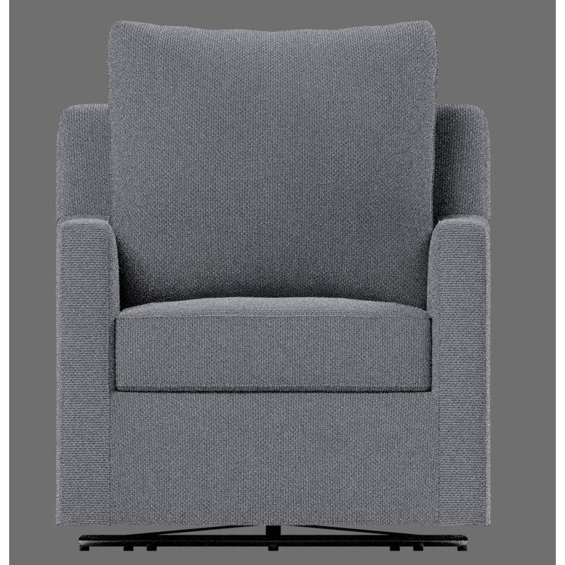 Ayden Square Arm Slipcovered Swivel Glider