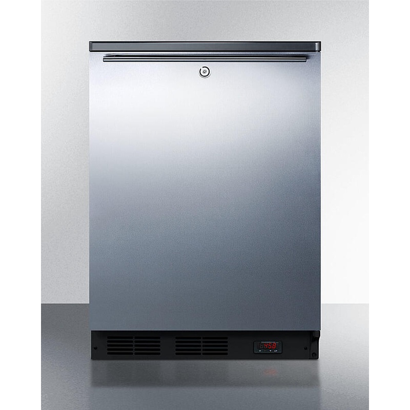 Summit FF7LBLKBIPUBSSHH 24″ Wide Built-In Pub Cellar