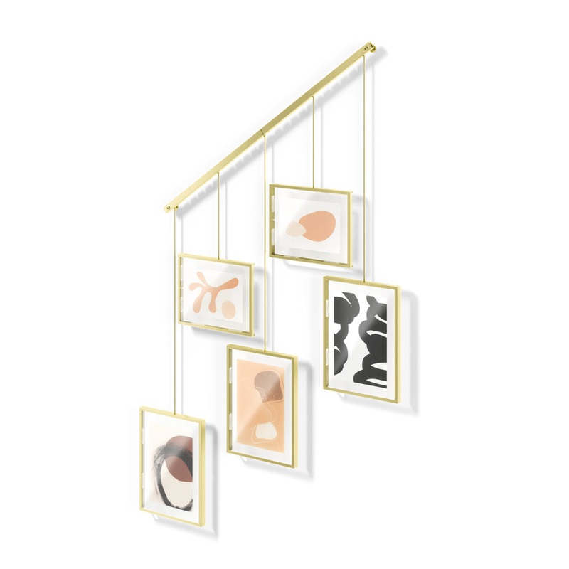 5-Piece Matte Metal Collage Frame Set Umbra Color: Matte Brass