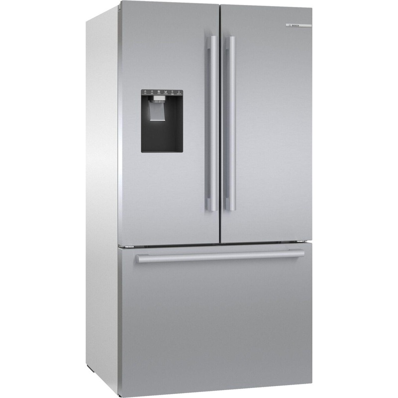 Bosch B36FD50SNS 500 Series French Door Bottom Mount Refrigerator 36″ Stainless steel (with anti-fingerprint), Total No Frost