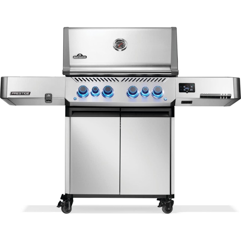 Napoleon Bbq P500VXRSIBNSS Prestige 500 Connected Rsib With Infrared Side And Rear Burner , Natural Gas, Stainless Steel