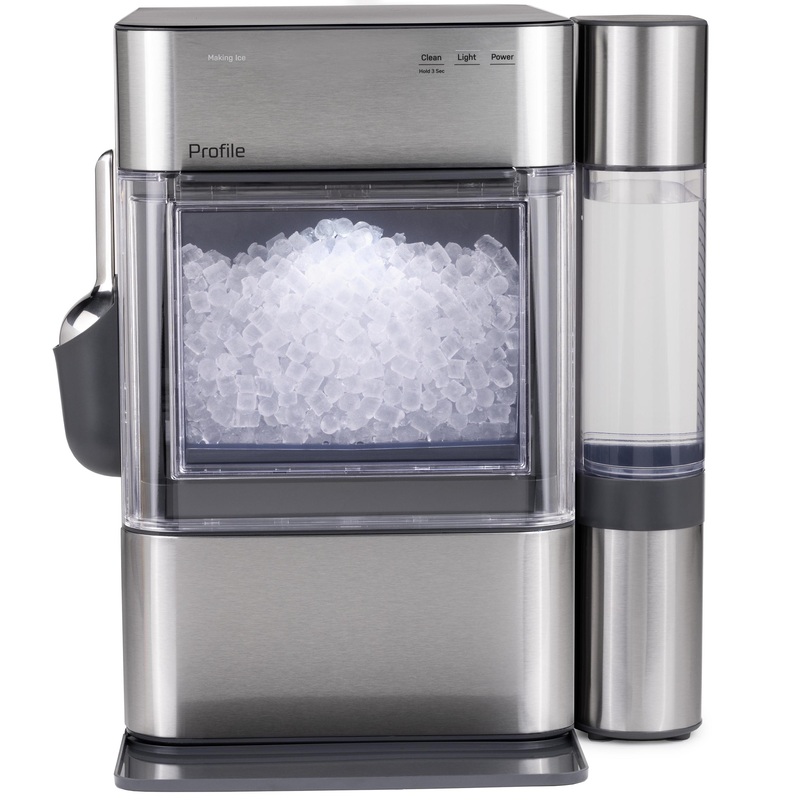 XPIO13SWSS GE Profile Opal 2.0 Ultra Nugget Ice Maker with Side Tank and Scale Inhibiting Filter