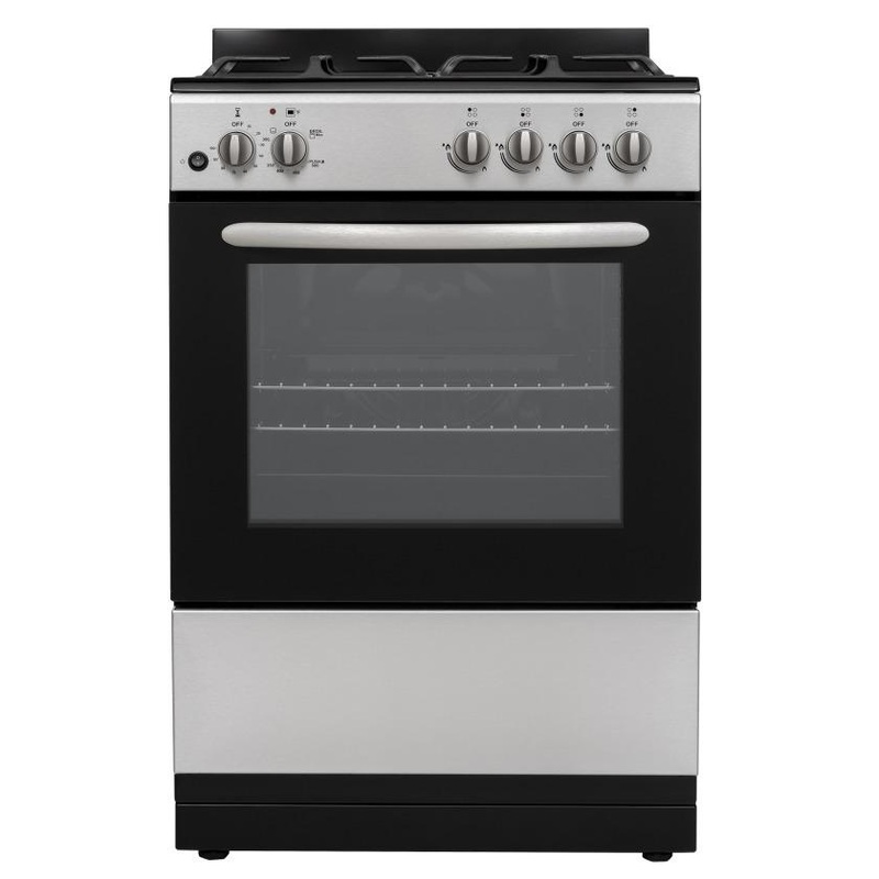 Element Appliance EGR244MCCS Element 2.4 Cu. Ft. 24 Gas Range – Stainless Steel (Egr244Mccs)