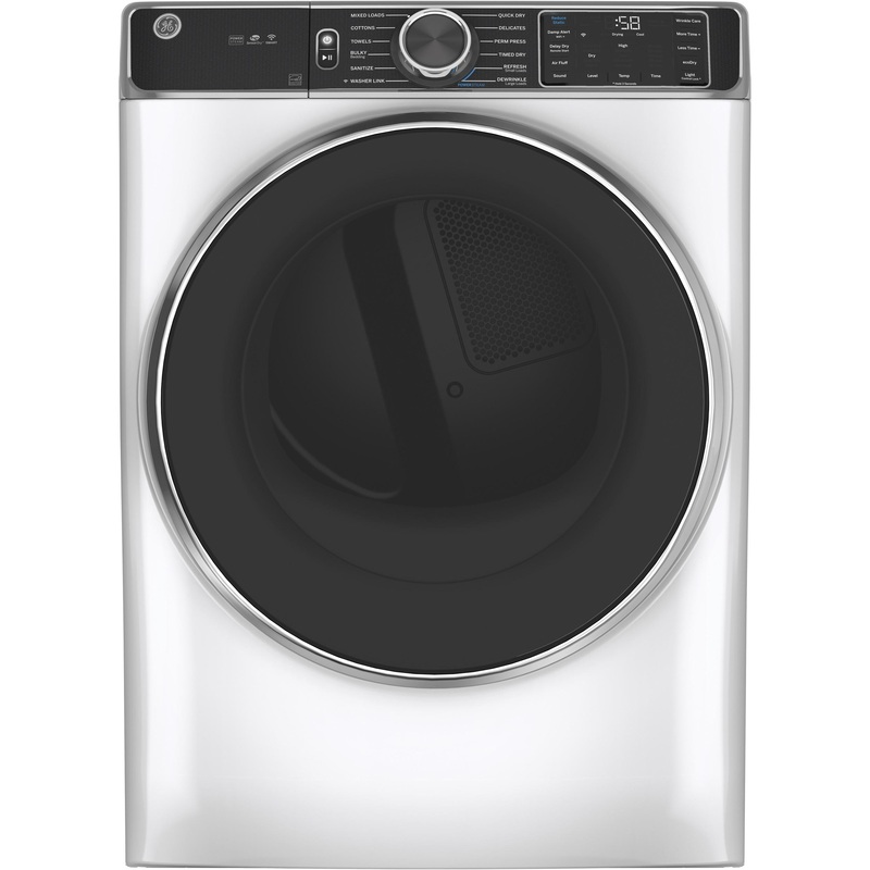 GE ENERGY STAR 7.8 cu. ft. Capacity Smart Front Load Electric Dryer with Steam and Sanitize Cycle