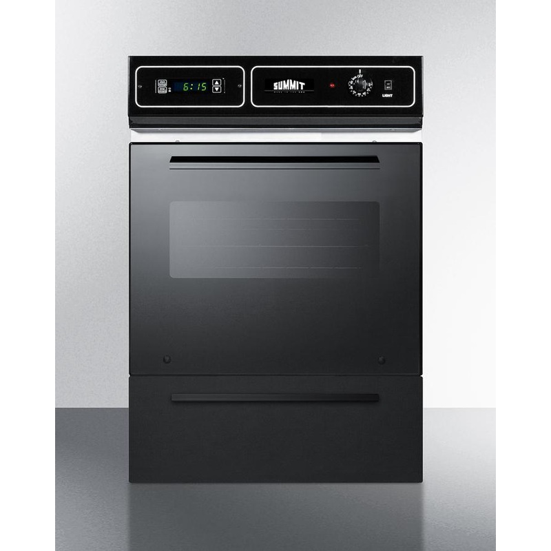 Summit TEM715DK 24″ Wide Electric Wall Oven, 115v