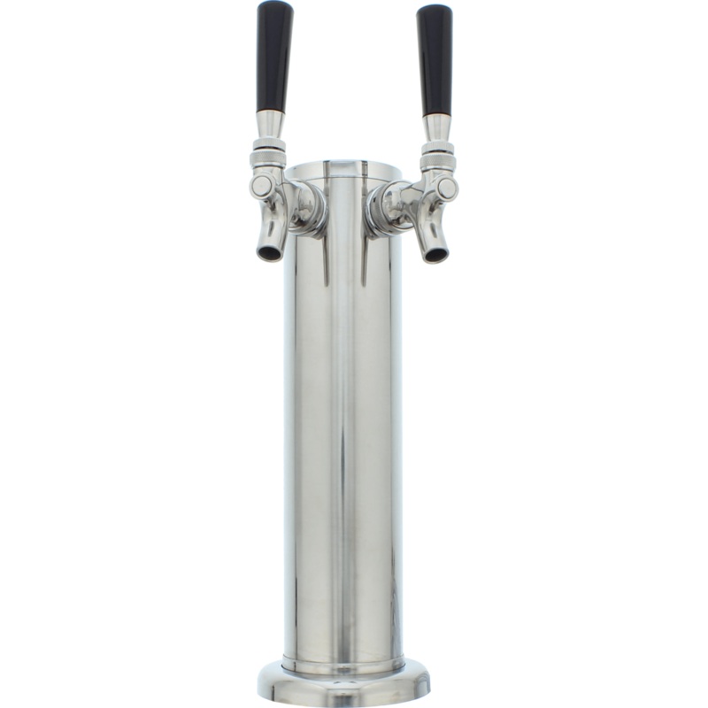 Zephyr PRKFK02SSC Presrv Kegerator Double Tap Kit, Ss, Co2