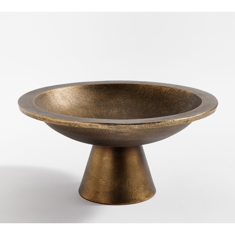 Antiqued Metal Decorative Bowl