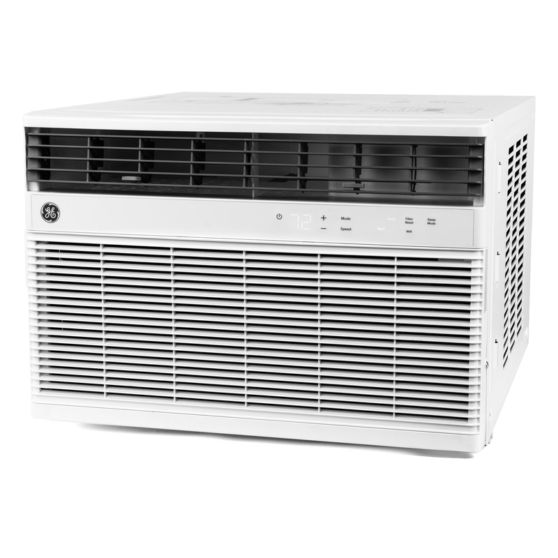 Ge Appliances AWGH24WWF Ge 24,000 Btu Smart Heat/Cool Electronic Window Air Conditioner For Extra-Large Rooms Up To 1,500 Sq. Ft.