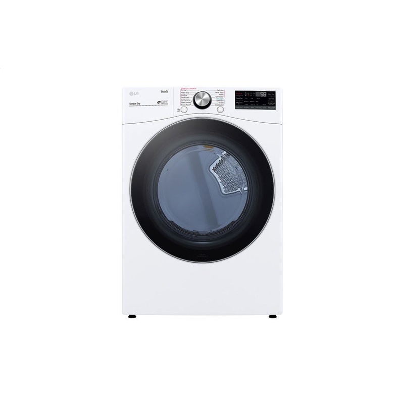 Lg DLGX4201W 7.4 Cu. Ft. Ultra Large Capacity Smart Wi-Fi Enabled Front Load Gas Dryer With Turbosteam And Built-In Intelligence