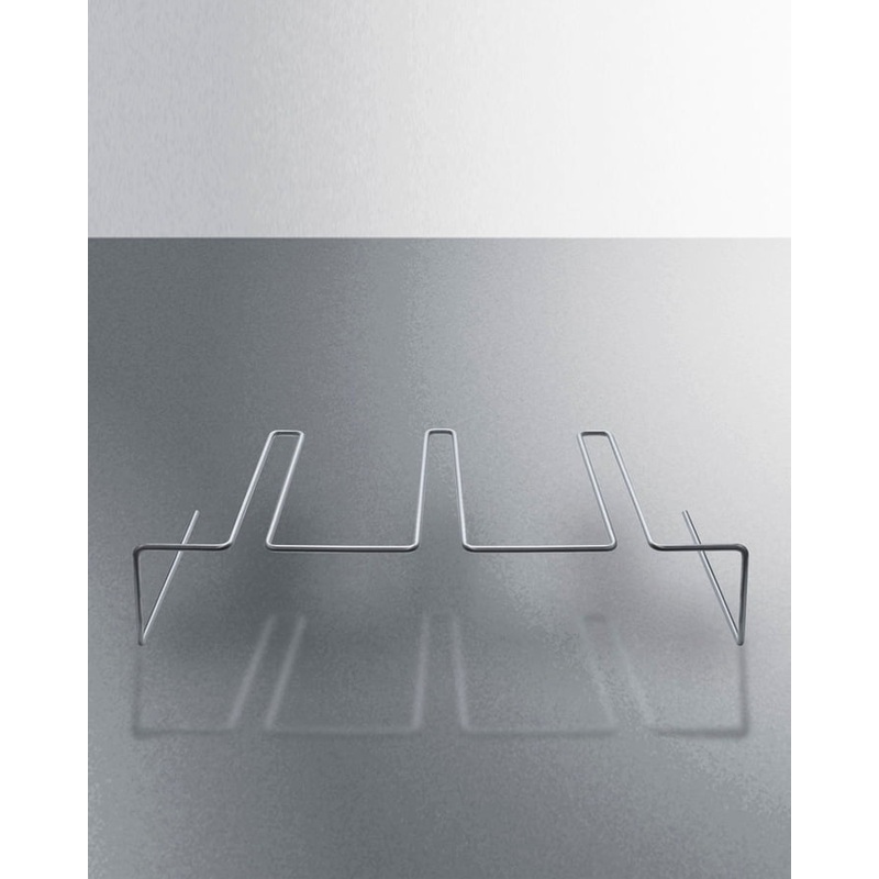 Summit SHELFKITSCR24 Stainless Steel Shelf Lets You Hang Martini Glasses & Other Stemware Inside The Scr2466