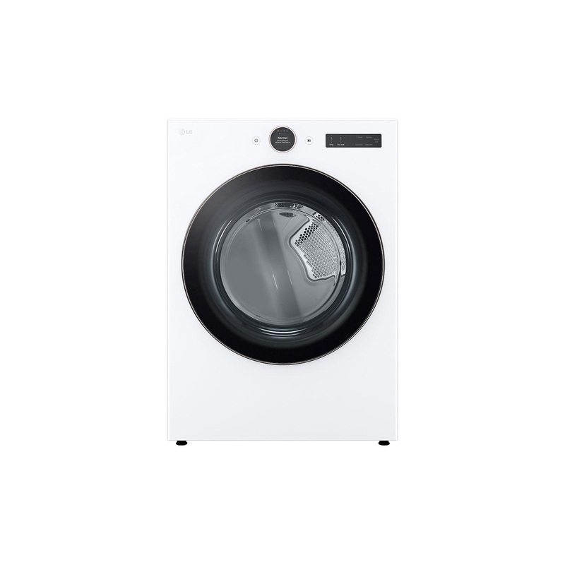 Lg DLEX6500W 7.4 cu. ft. Smart Front Load Electric Dryer with AI Sensor Dry & TurboSteam Technology