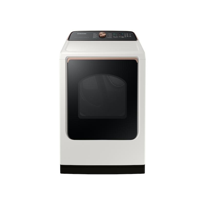 Samsung DVG55CG7500E 7.4 Cu. Ft. Smart Gas Dryer With Steam Sanitize+ In Ivory
