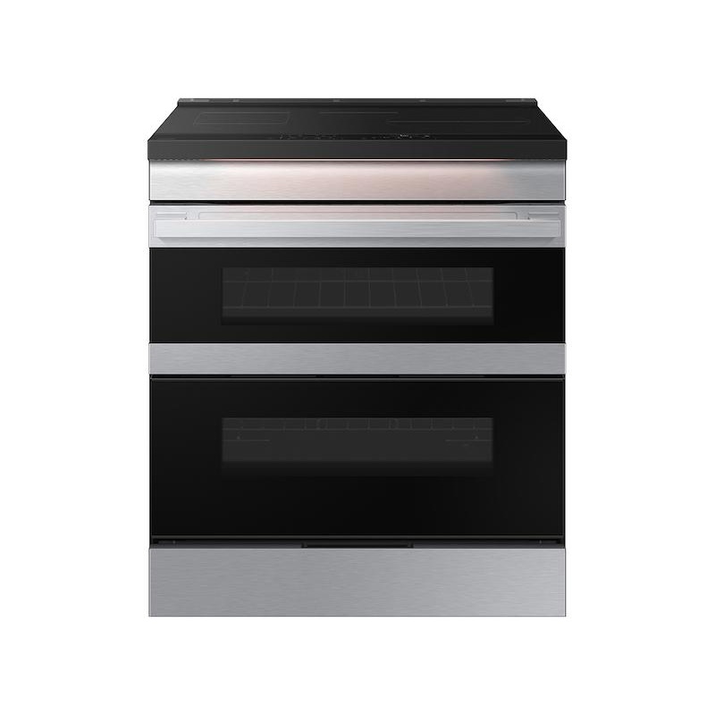 Samsung NSI6DG9550SR Bespoke Smart Slide-In Induction Range 6.3 cu. ft. with Flex Duo & Ambient Edge Lighting in Stainless Steel