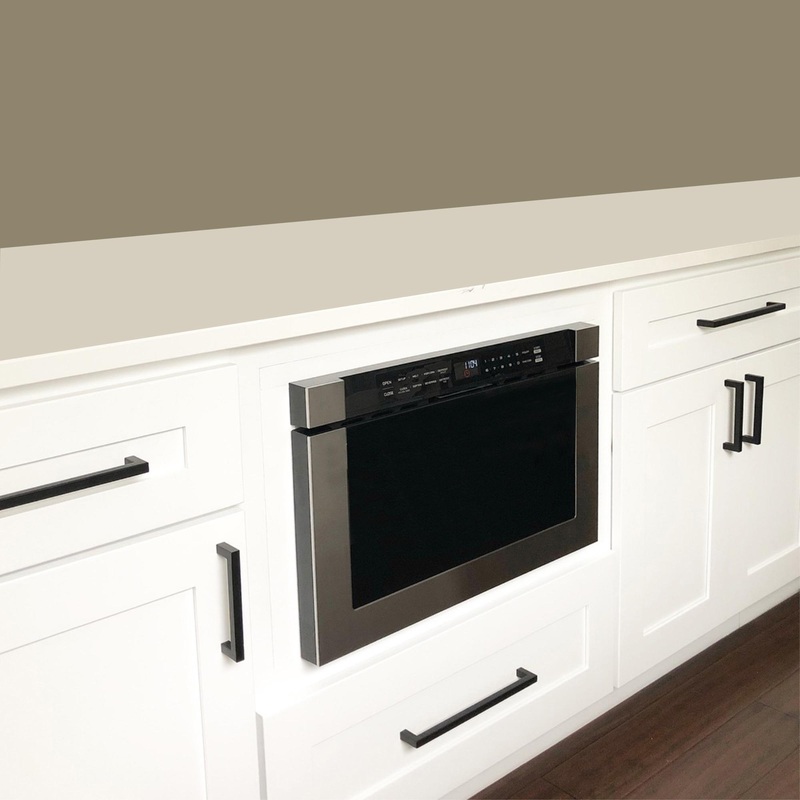 Xo Appliance XOMWD24S 24″ Built-In Microwave Drawer – Black Glass & Stainless