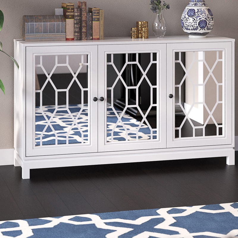 Alayna 54″ Wide Sideboard Etta Avenue Color: White