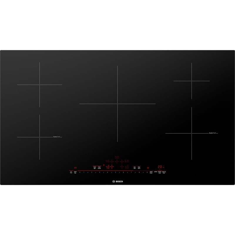 Bosch NIT8660UC 800 Series Induction Cooktop 36″ Black, Without Frame