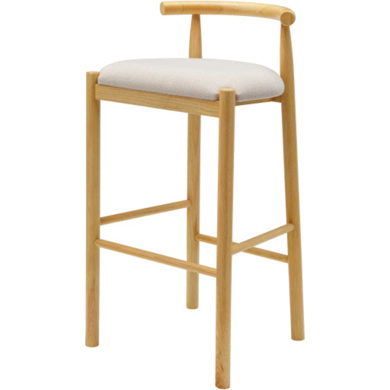 Scandinavian Simplicity – Callum 37″H x 19″W x 17″D Bar Stool