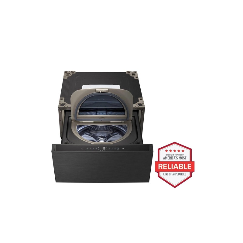 WD405CB LG SIGNATURE 1.0 cu. ft. 29″ SideKick Pedestal Washer, LG TWINWash Compatible
