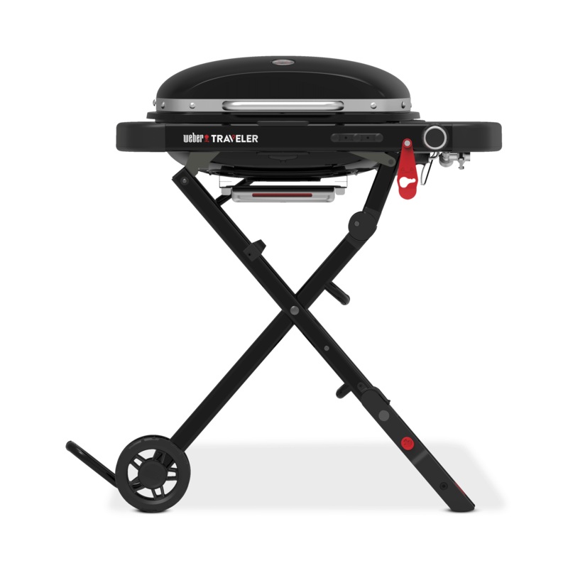 Weber 1500460 Weber Traveler Compact Portable Gas Grill – Black