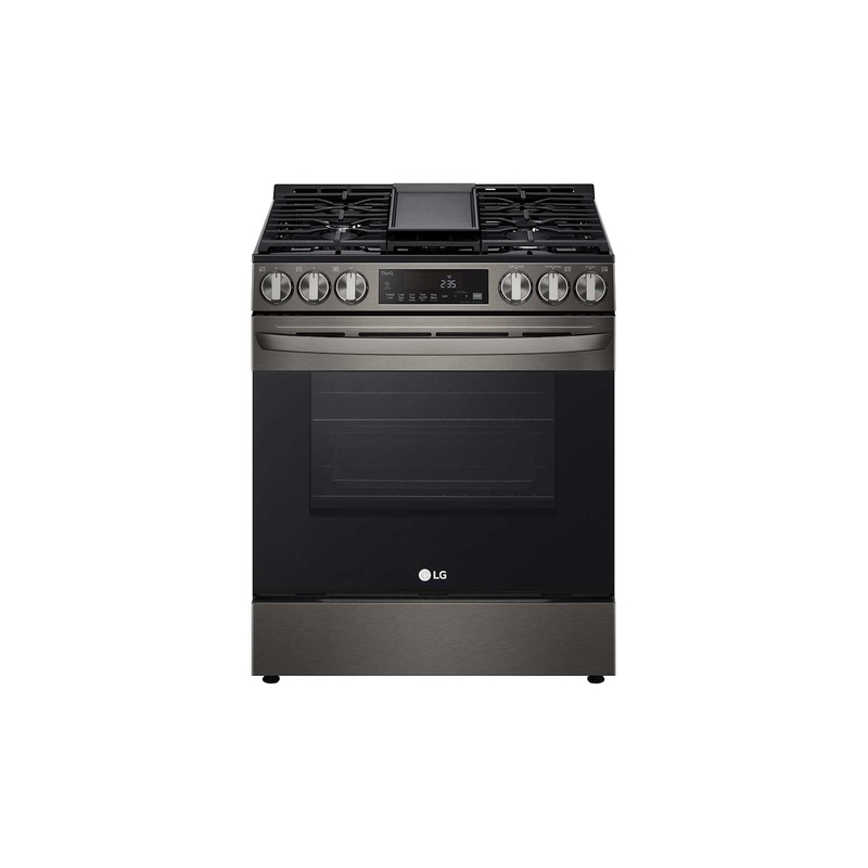 Lg LSGL5833D 5.8 Cu Ft. Smart Wi-Fi Enabled Fan Convection Gas Slide-In Range With Air Fry & Easyclean