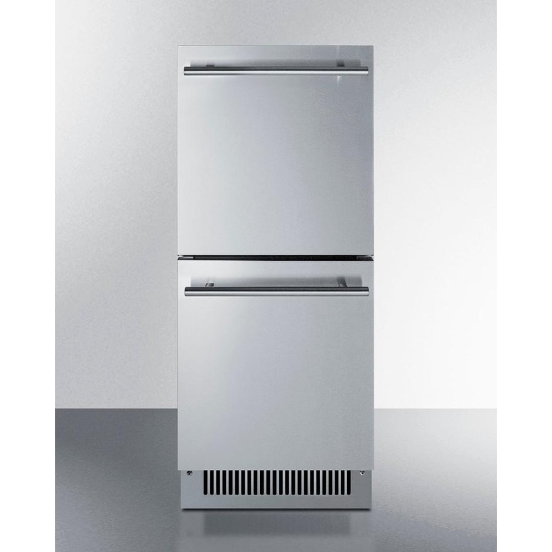 Summit ADRD15 15″ Wide 2-Drawer All-Refrigerator, Ada Compliant