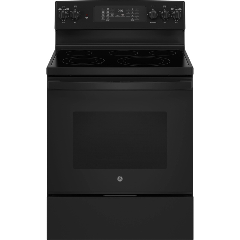 GE 30″ Free-Standing Electric Convection Range with No Preheat Air Fry