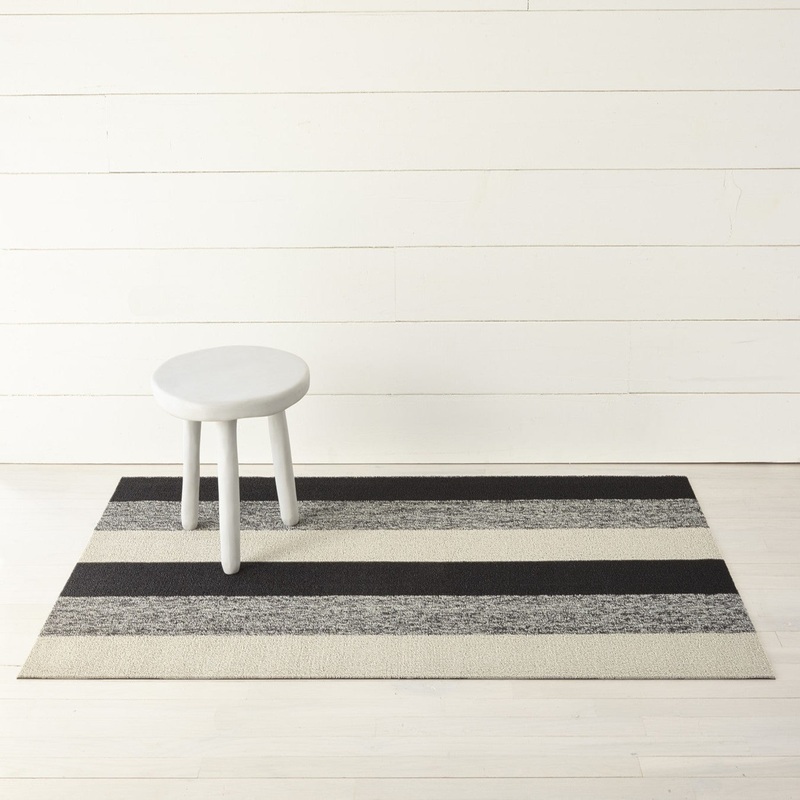 Marbled Stripe Shag Floormat