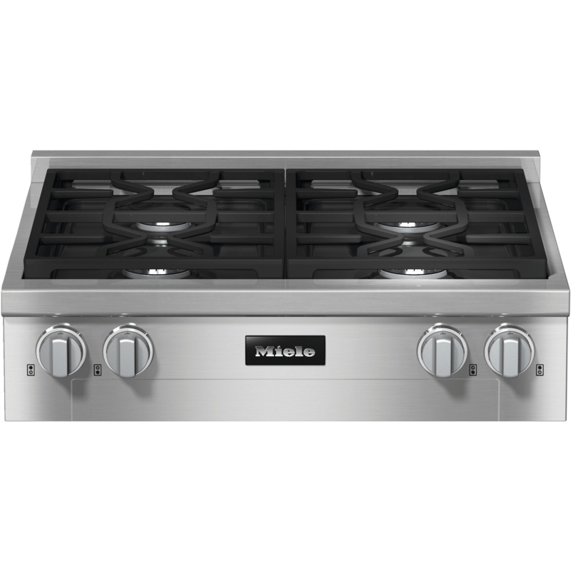Miele KMR11243G Kmr 1124-3 G Edst/Clst – 30-Inch Range Top With 4 Burners For Professional Applications