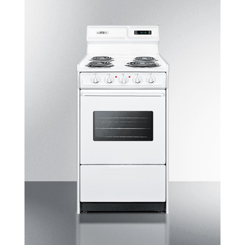 Summit WEM130KW 20″ Wide Electric Coil Top Range