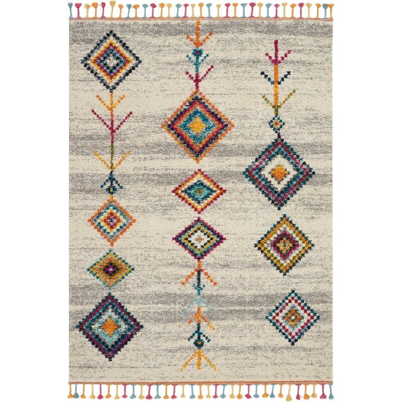 Wayne Shag Gray Area Rug 7’10” x 10’6″