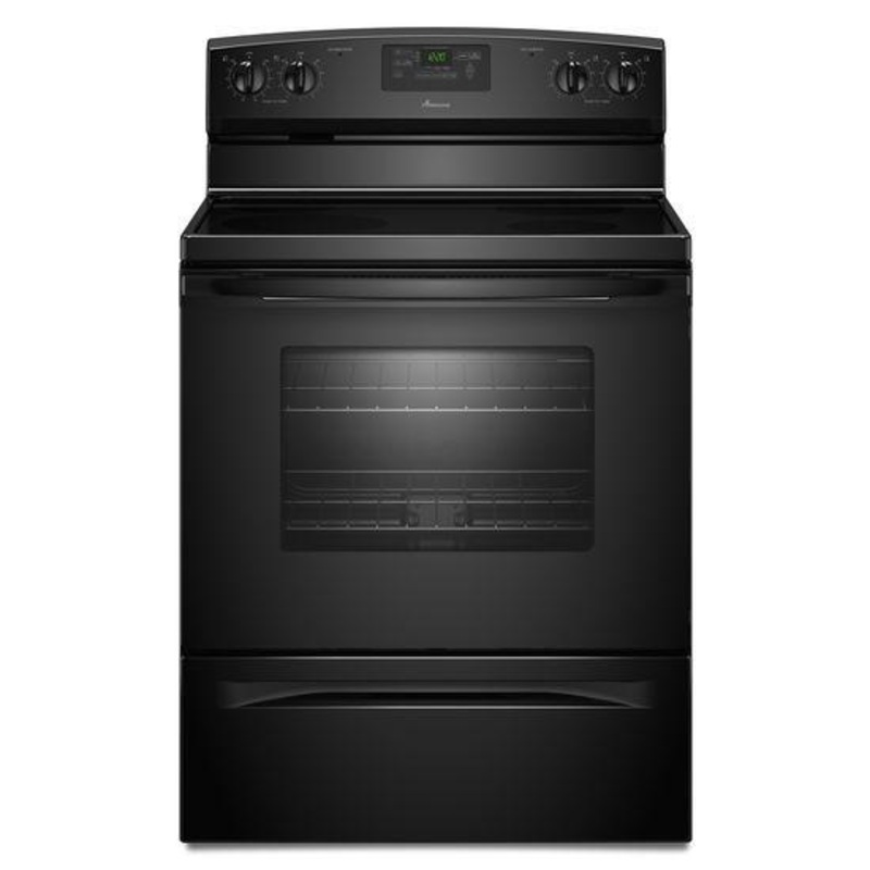 AER5630BAB Amana 30-inch Amana Electric Range with Easy Touch Electronic Controls – Black