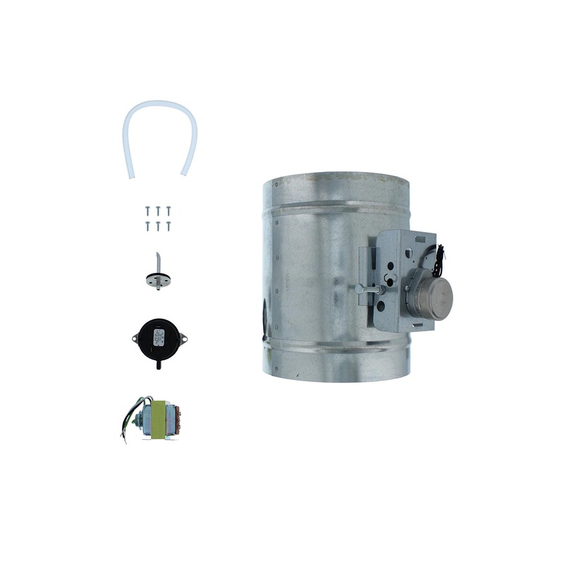 MUA006A 6″ round universal make-up air damper kit, up to 600 CFM
