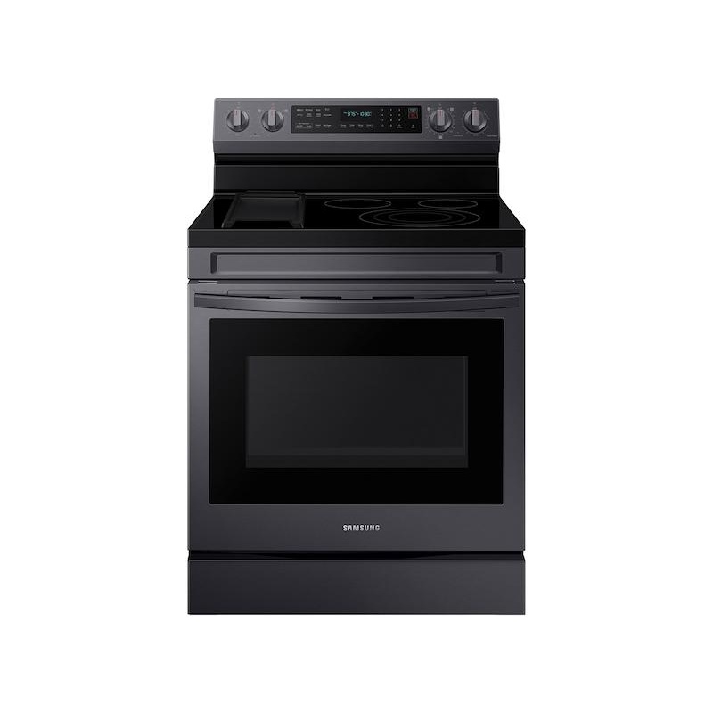 Samsung NE63A6711SG 6.3 cu. ft. Smart Freestanding Electric Range with No-Preheat Air Fry, Convection+ & Griddle in Black Stainless Steel