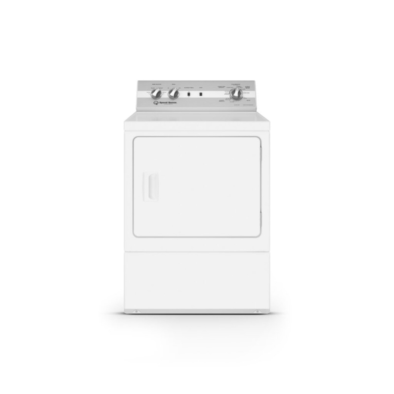 Speed Queen DC5003WG Dc5 Sanitizing Gas Dryer With Extended Tumble Reversible Door 5-Year Warranty
