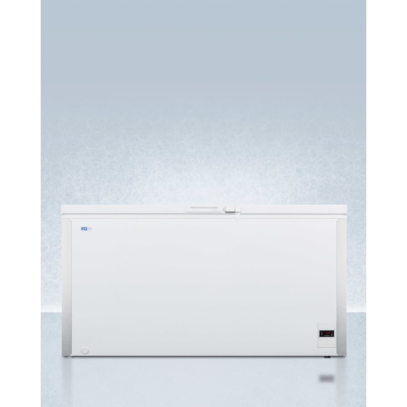 Summit EQFF152 Commercially Listed 17 Cu.Ft. Frost-Free Chest Freezer In White With Digital Thermostat For General Purpose Storage; Replaces Scff150