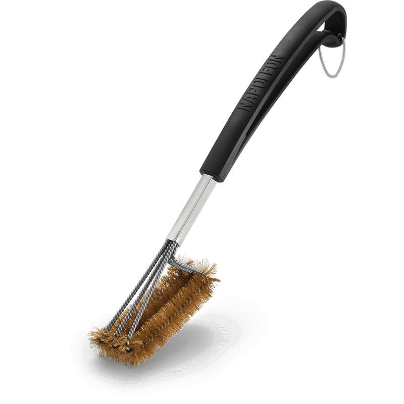 Napoleon Bbq 62062 Triple-Row Grill Brush With Brass Bristles