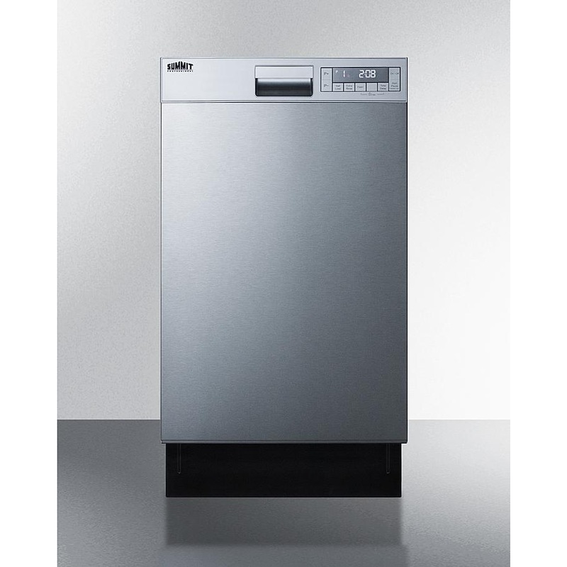 Summit DW18SS4 18″ Wide Built-in Dishwasher