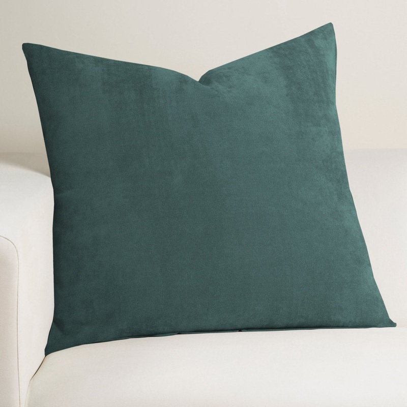 Throw Pillow Cover & Insert Mercury Row Color: Sea Blue Size: 20″ x 20″