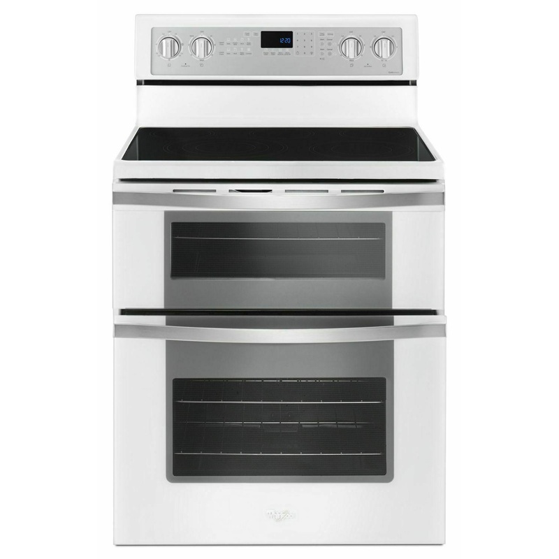 Whirlpool WGE745C0FH 6.7 Cu. Ft. Electric Double Oven Range with True Convection