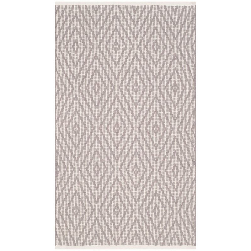 Akihito Hand Woven Cotton Geometric Rug Wrought Studio Rug Size: Rectangle 2’6″ x 4′