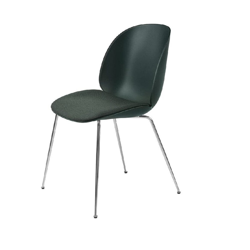 Beetle Dining Chair with Conic Base – Seat Upholstered