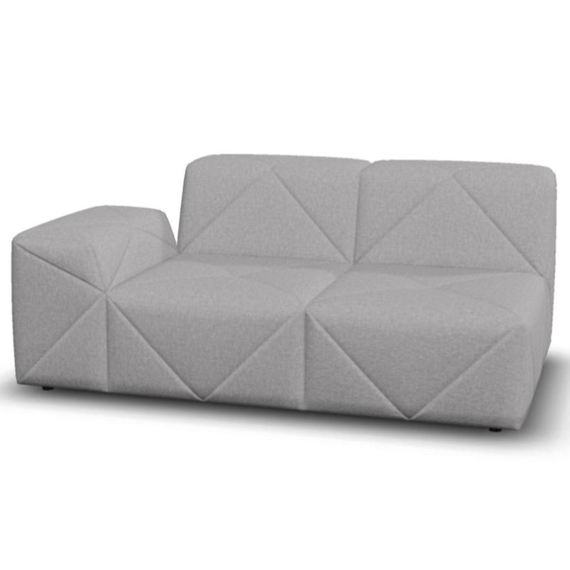 BFF Modular Sofa – Double Element Single Armrest Low