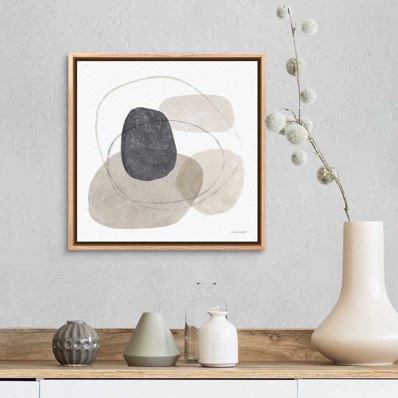 Think Neutral 10 by Lisa Audit – Painting on Canvas Mercury Row Size: 17.25″ H x 17.25″ W Format: Natural Floater Frame Canvas
