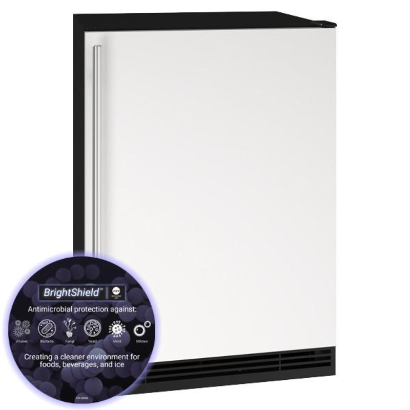 U-Line UHRE124WS81A Hre124 24″ Refrigerator With White Solid Finish (115V/60 Hz Volts /60 Hz Hz)