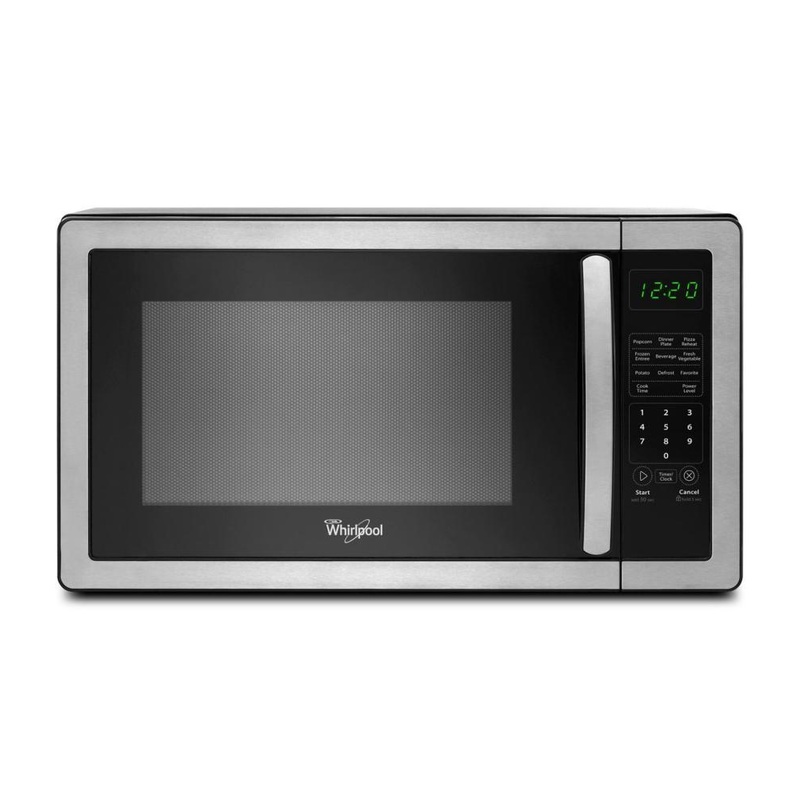 Whirlpool WMC11511AS 1.1 cu. ft. Countertop Microwave with Recessed Glass Turntable
