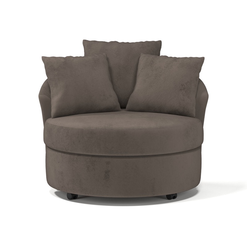 Alsup Barrel Chair Andover Mills Fabric: Bulldozer Pewter