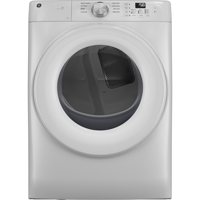 Ge Appliances GFD35GSSYWW Ge Energy Star 7.8 Cu. Ft. Capacity Smart Front Load Gas Dryer