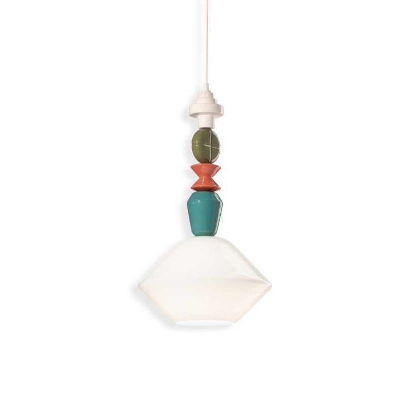 Deco Lariat Glass Pendant Light