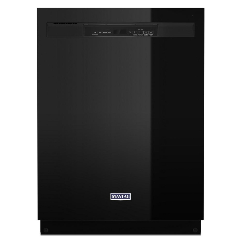 Maytag MDB4949SKB 24 Front Control Dishwasher with Dual Power Filtration and PowerBlast Cycle – 50 dBA